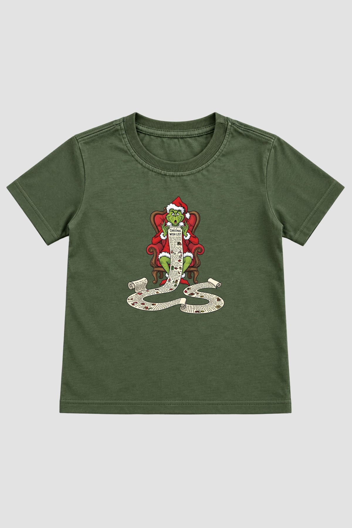 Camiseta Infantil Basica Natal Grinch - DC-GRIN-0105