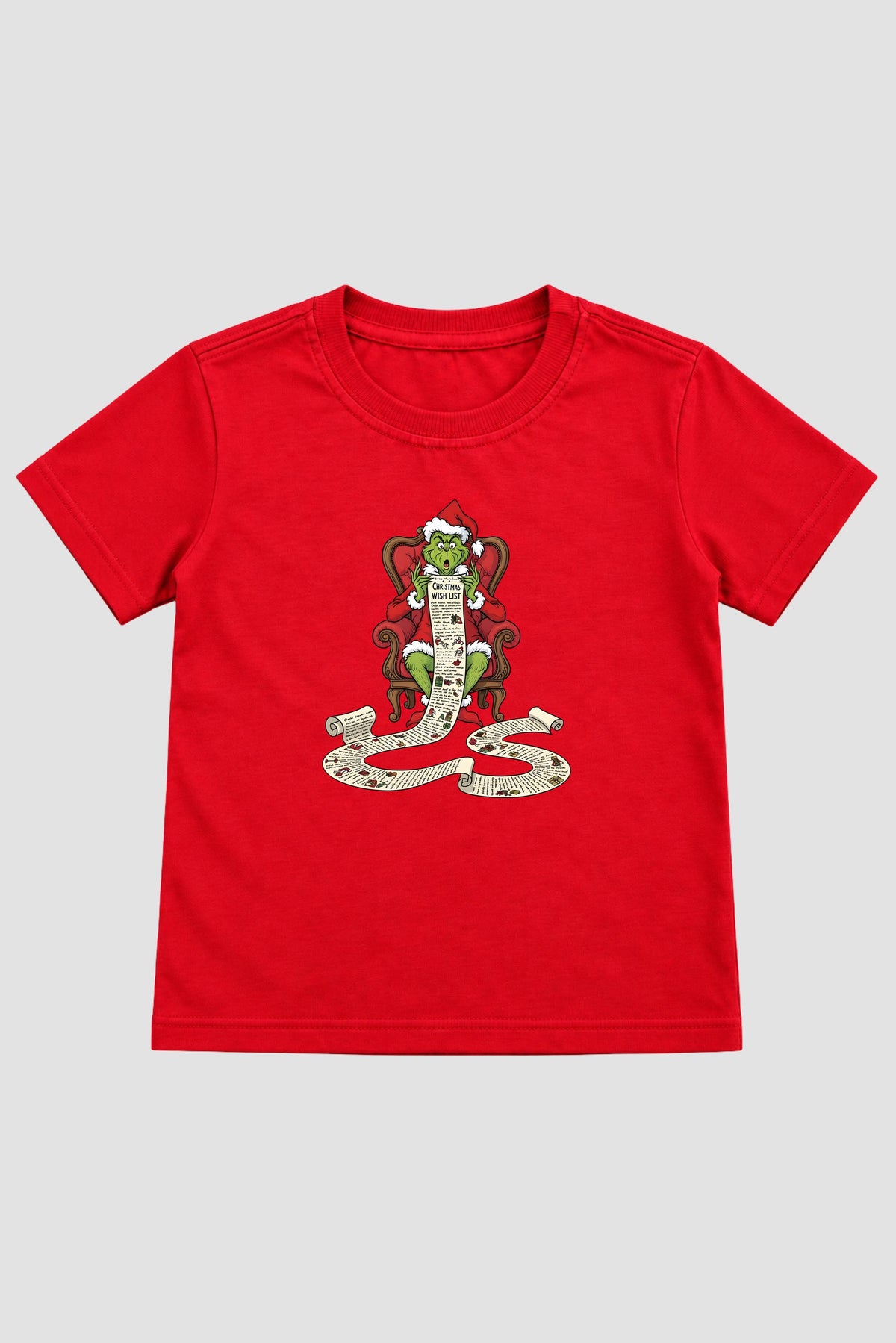 Camiseta Infantil Basica Natal Grinch - DC-GRIN-0105