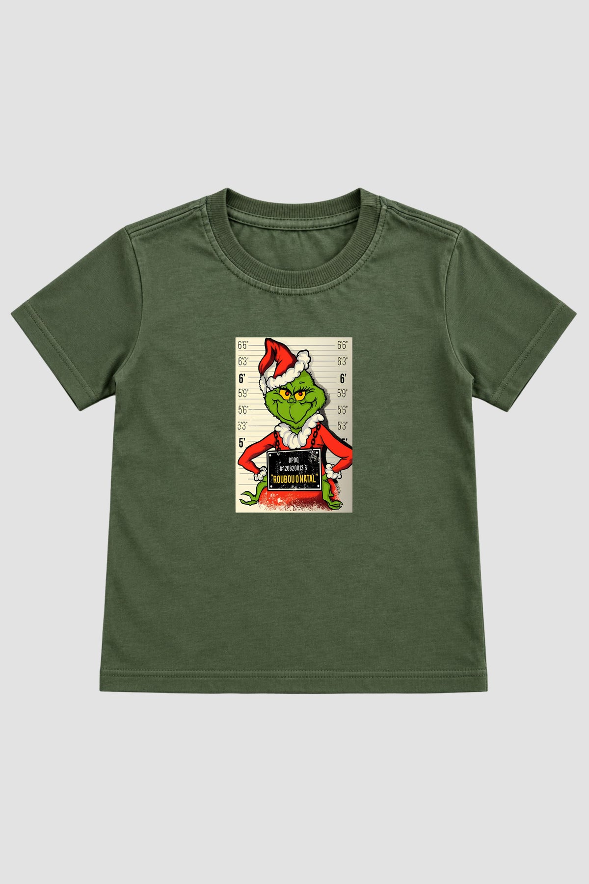 Camiseta Infantil Basica Natal Grinch - DC-GRIN-0108
