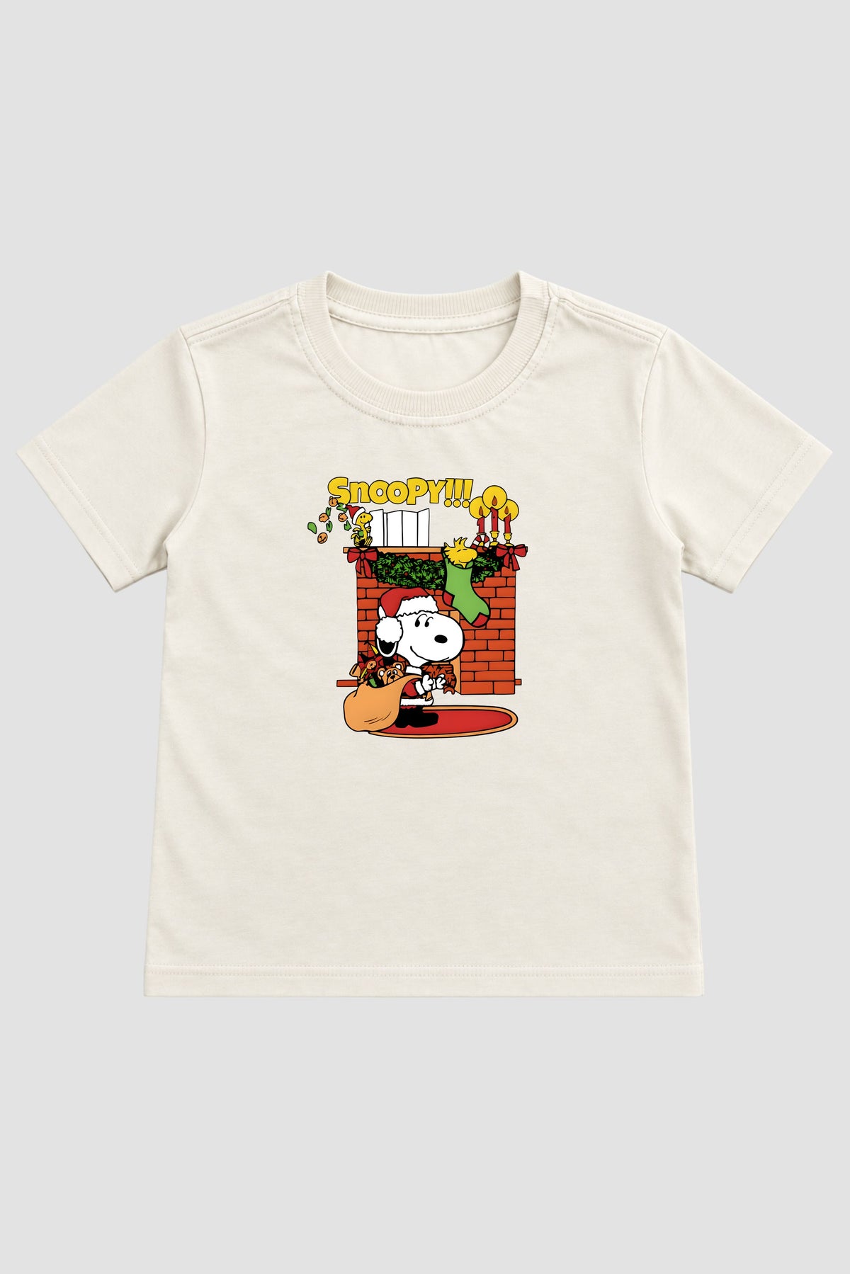 Camiseta Infantil Basica Natal Snoopy- DC-NOOP-0002