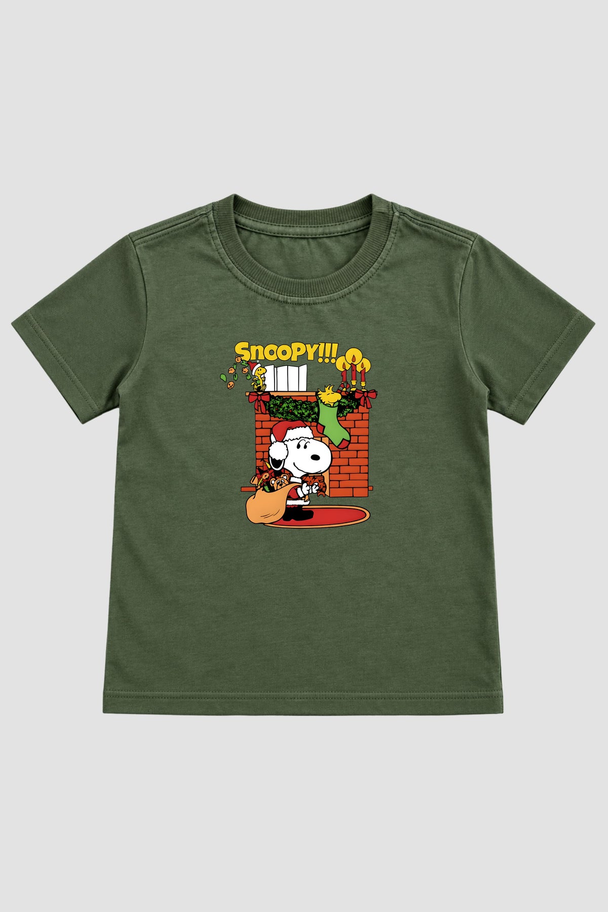 Camiseta Infantil Basica Natal Snoopy- DC-NOOP-0002