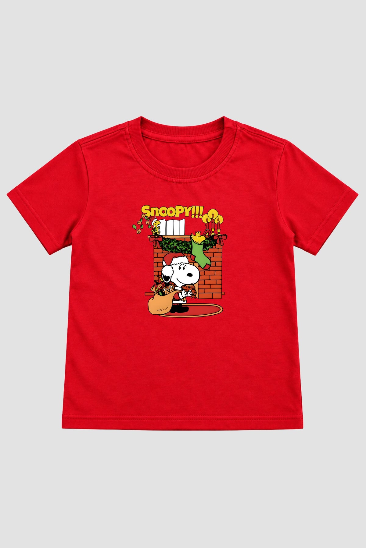 Camiseta Infantil Basica Natal Snoopy- DC-NOOP-0002