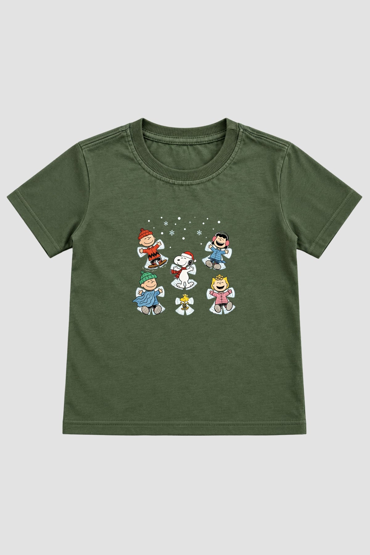 Camiseta Infantil Basica Natal Snoopy- DC-NOOP-0003