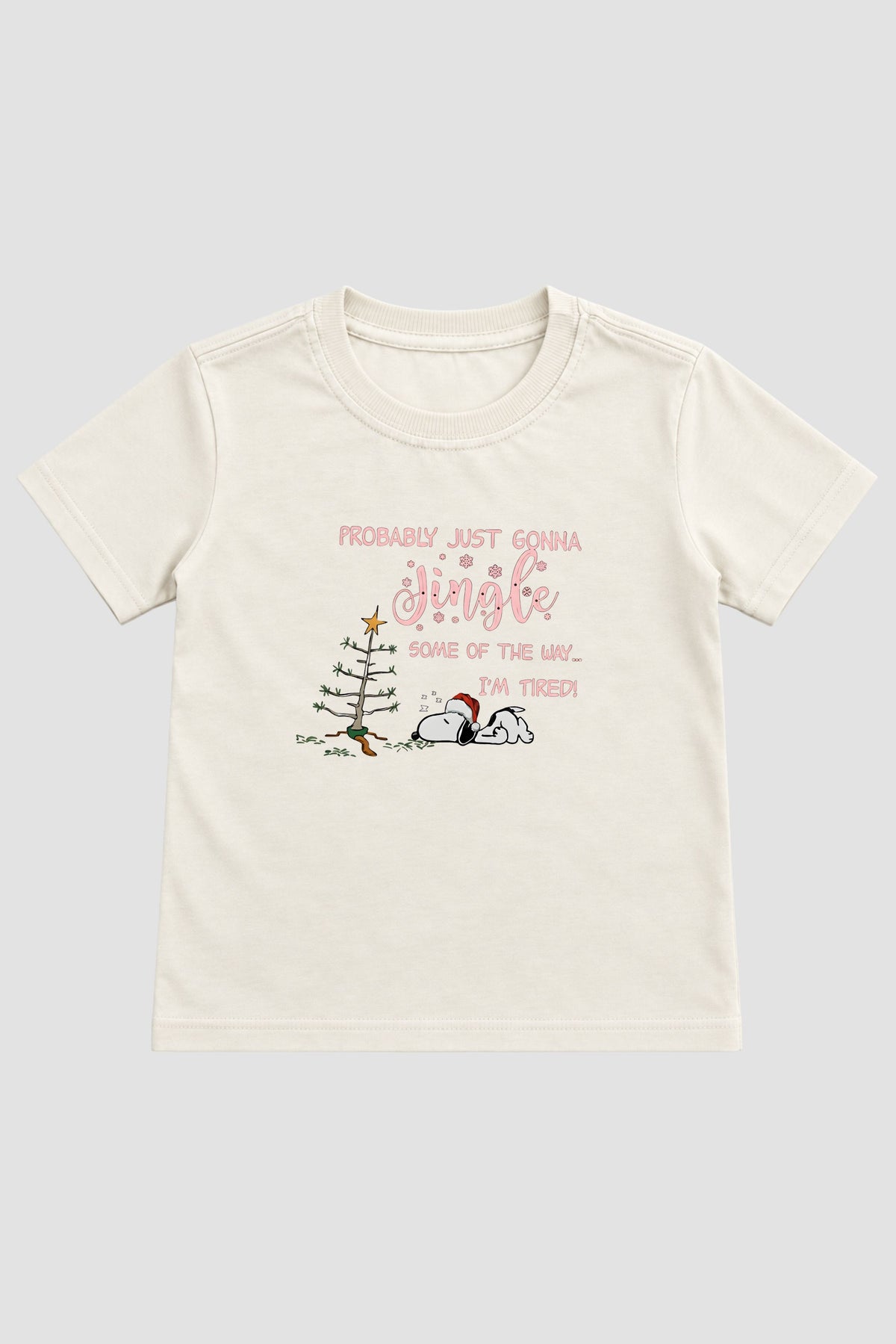 Camiseta Infantil Basica Natal Snoopy- DC-NOOP-0004