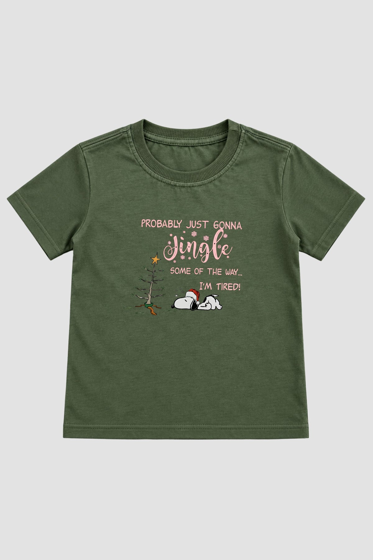 Camiseta Infantil Basica Natal Snoopy- DC-NOOP-0004