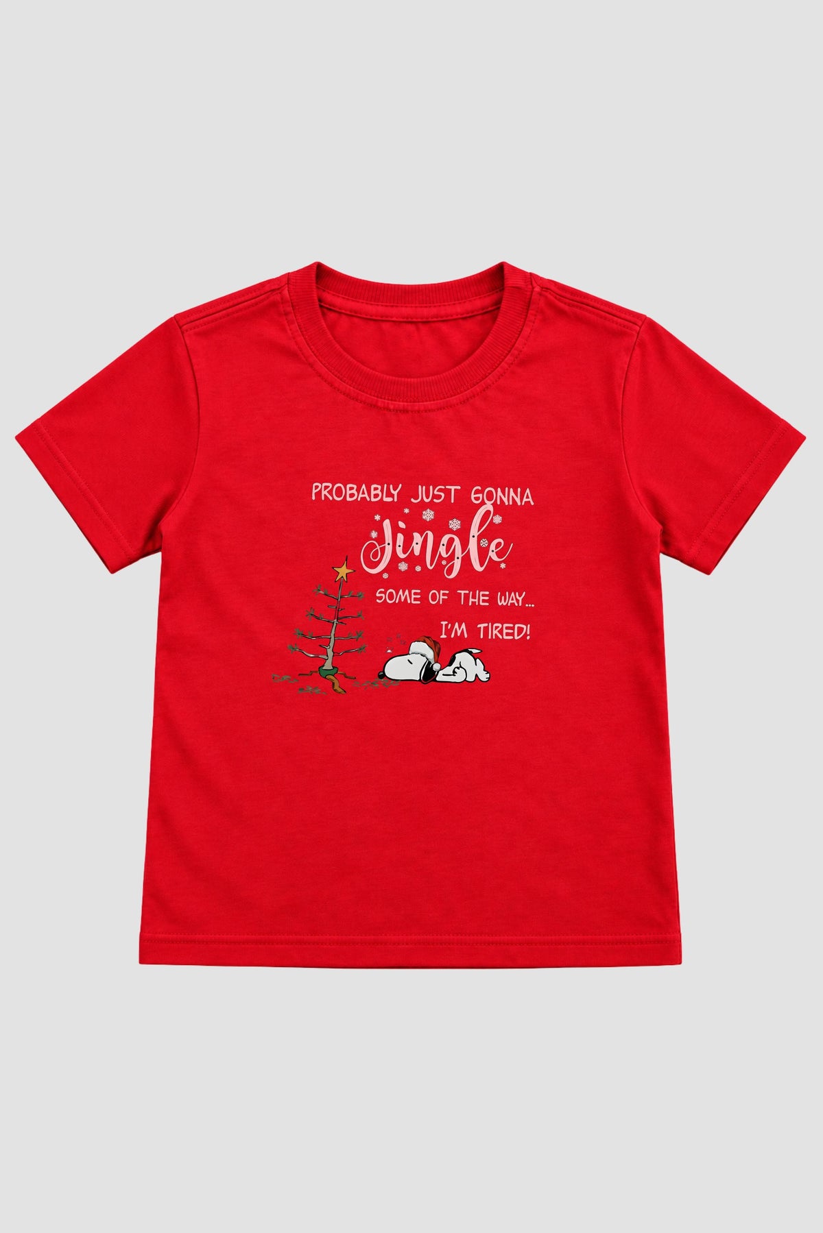 Camiseta Infantil Basica Natal Snoopy- DC-NOOP-0004