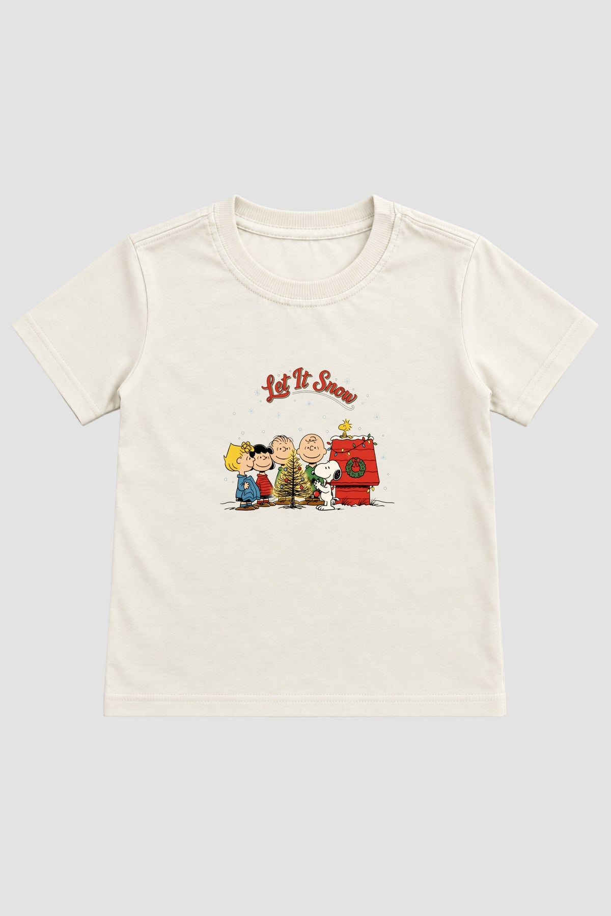 Camiseta Infantil Basica Natal Snoopy- DC-NOOP-0005