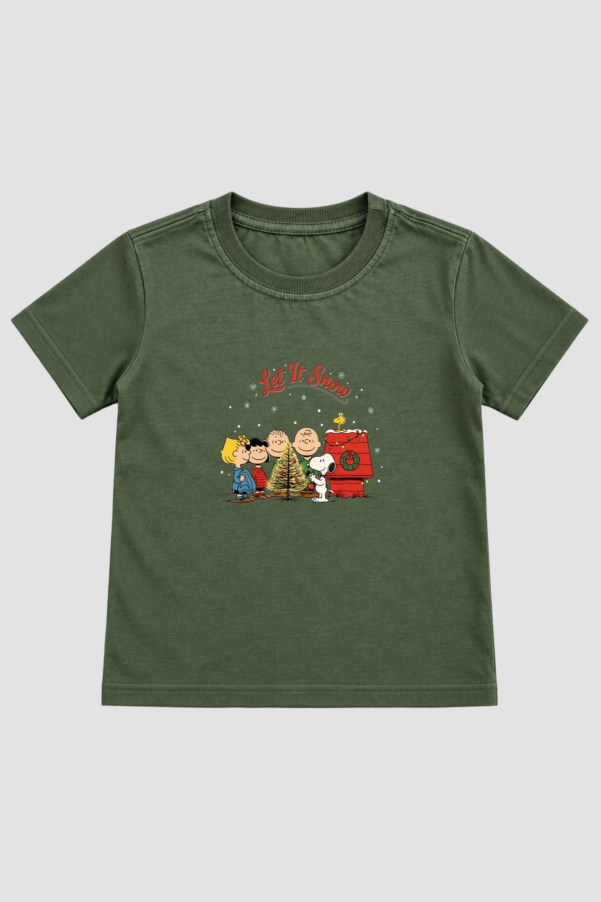 Camiseta Infantil Basica Natal Snoopy- DC-NOOP-0005