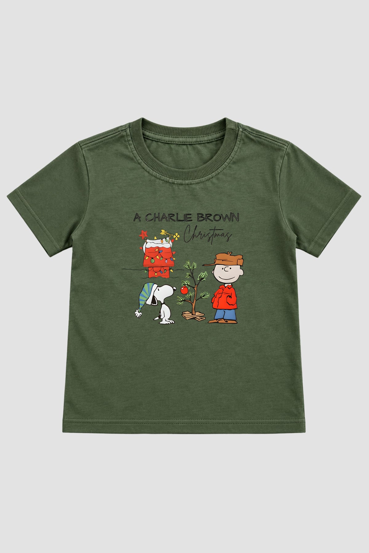 Camiseta Infantil Basica Natal Snoopy- DC-NOOP-0007
