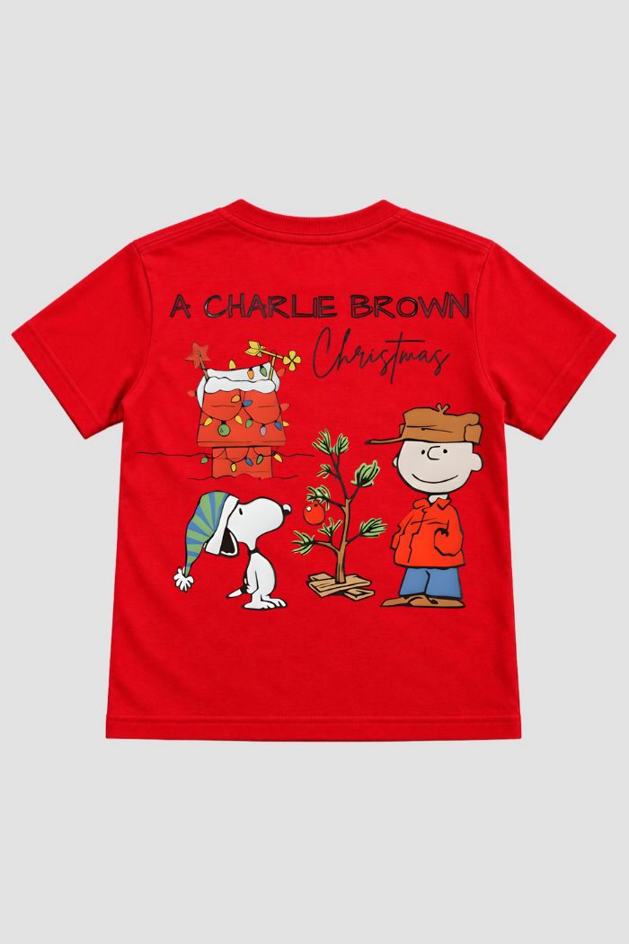 Camiseta Infantil Basica Natal Snoopy- DC-NOOP-0007