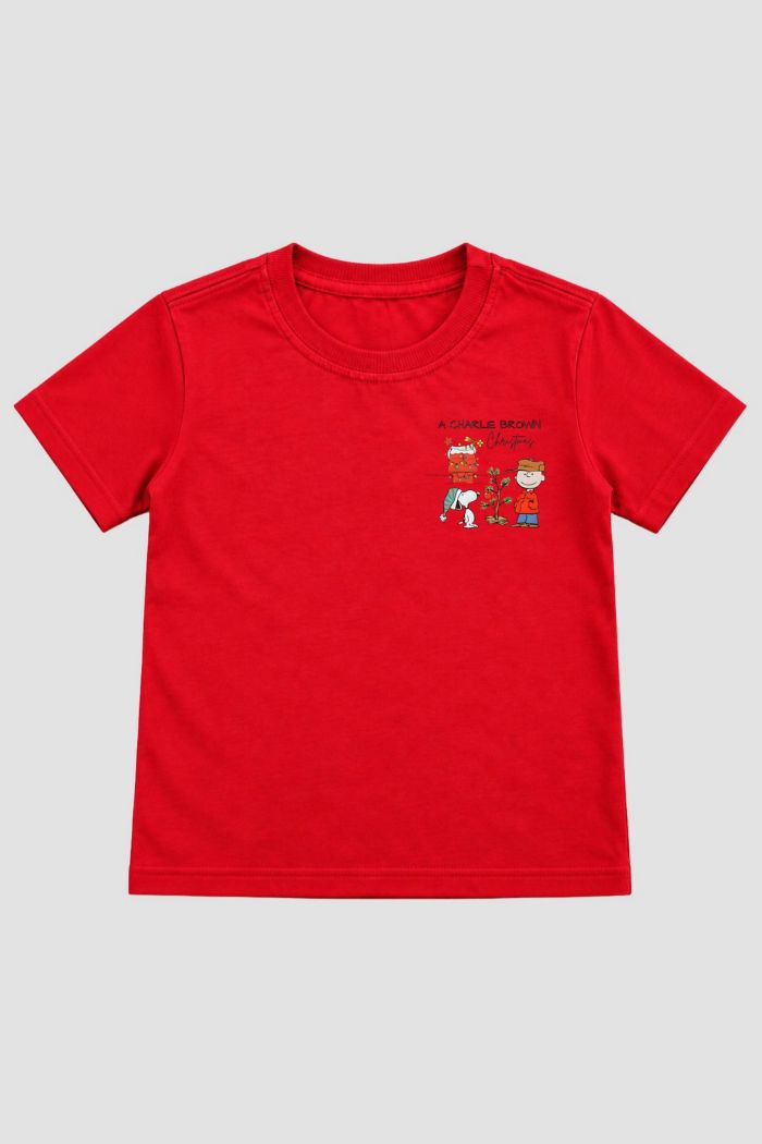 Camiseta Infantil Basica Natal Snoopy- DC-NOOP-0007