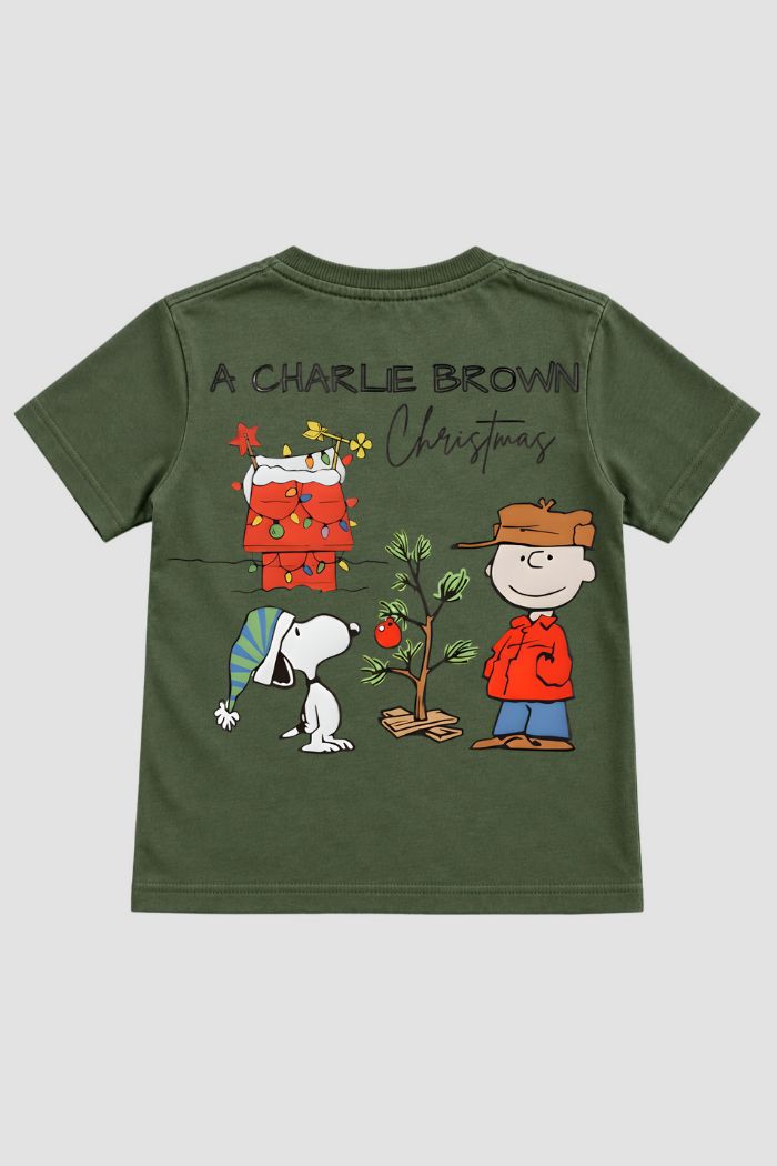 Camiseta Infantil Basica Natal Snoopy- DC-NOOP-0007