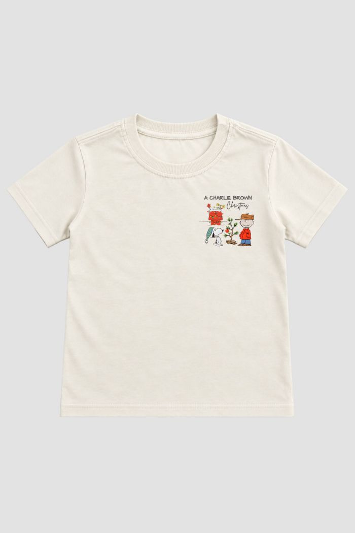 Camiseta Infantil Basica Natal Snoopy- DC-NOOP-0007