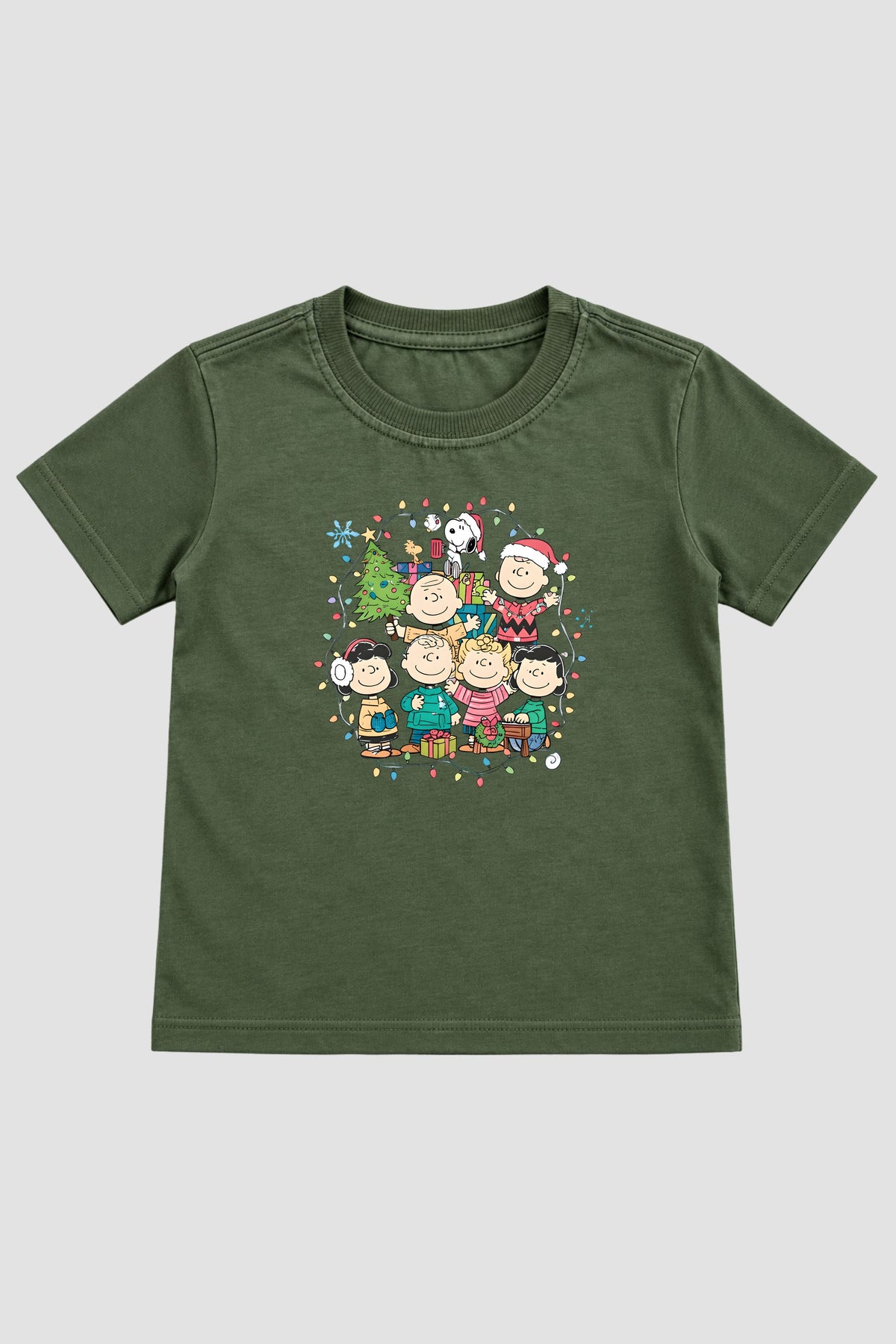 Camiseta Infantil Basica Natal Snoopy- DC-NOOP-0009