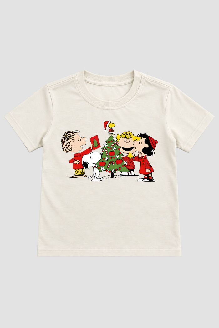 Camiseta Infantil Basica Natal Snoopy- DC-NOOP-0010