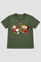 Camiseta Infantil Basica Natal Snoopy- DC-NOOP-0010