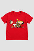 Camiseta Infantil Basica Natal Snoopy- DC-NOOP-0010