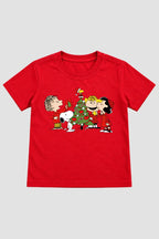 Camiseta Infantil Basica Natal Snoopy- DC-NOOP-0010