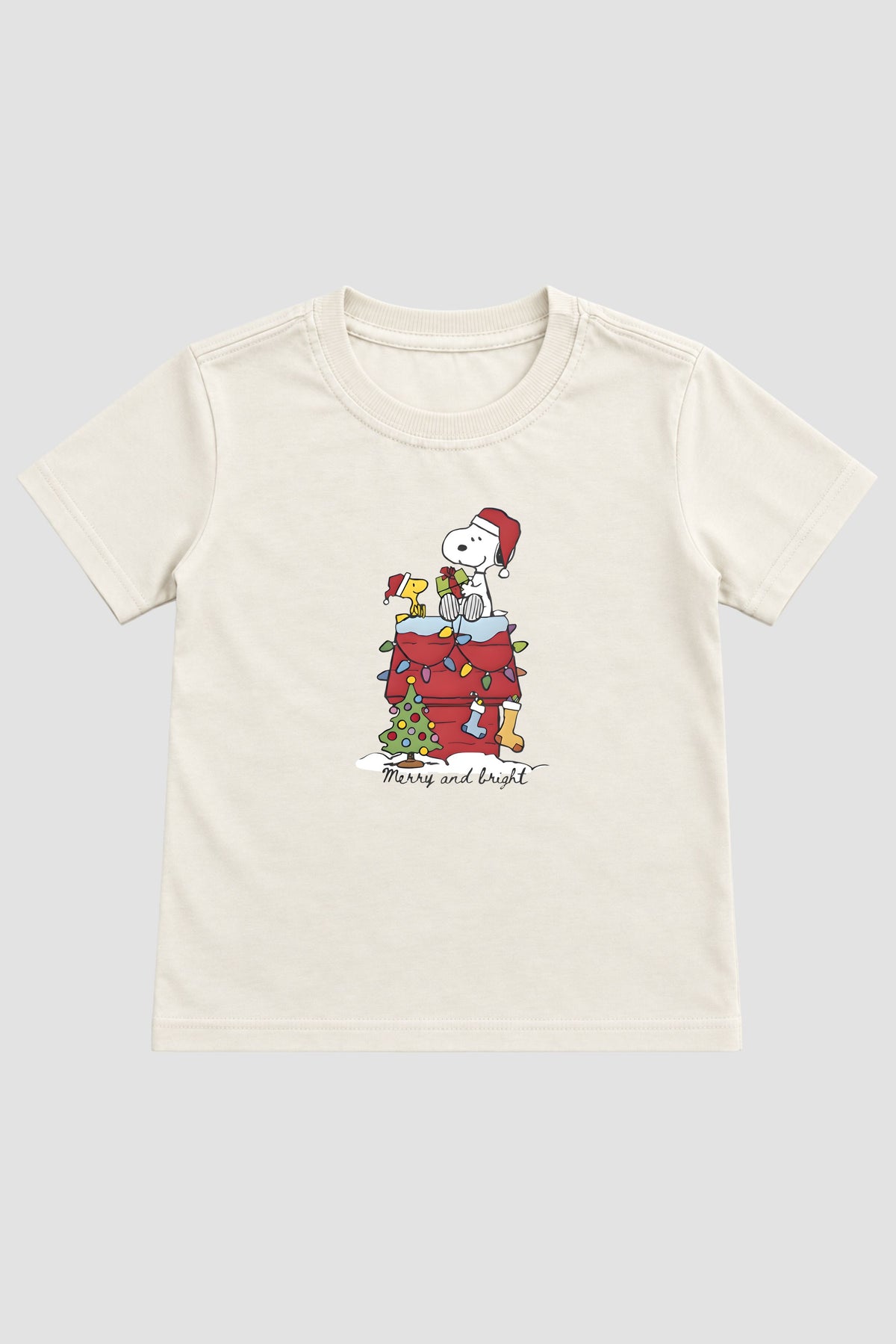 Camiseta Infantil Basica Natal Snoopy- DC-NOOP-0011