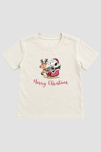 Camiseta Infantil Basica Natal Snoopy- DC-NOOP-0012