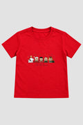 Camiseta Infantil Basica Natal Snoopy- DC-NOOP-0014