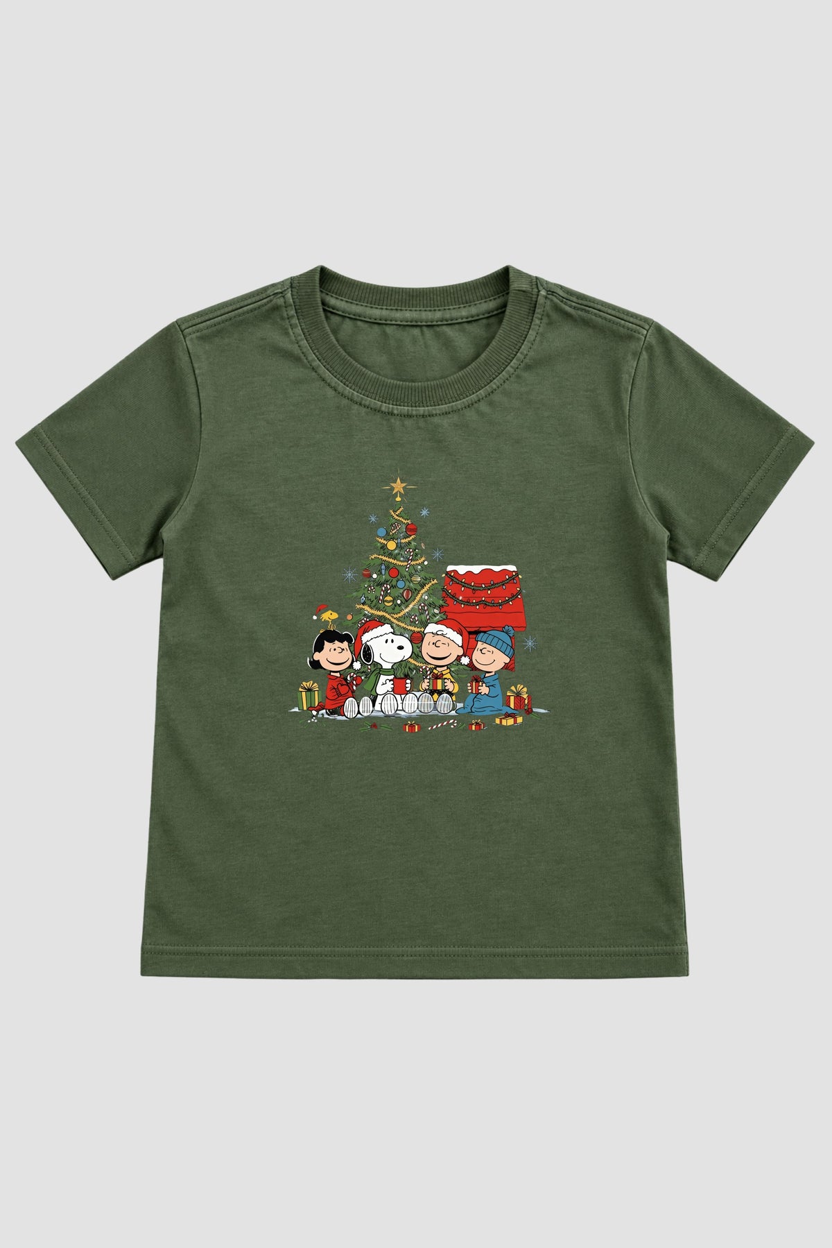 Camiseta Infantil Basica Natal Snoopy- DC-NOOP-0021