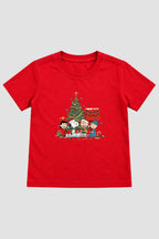 Camiseta Infantil Basica Natal Snoopy- DC-NOOP-0021