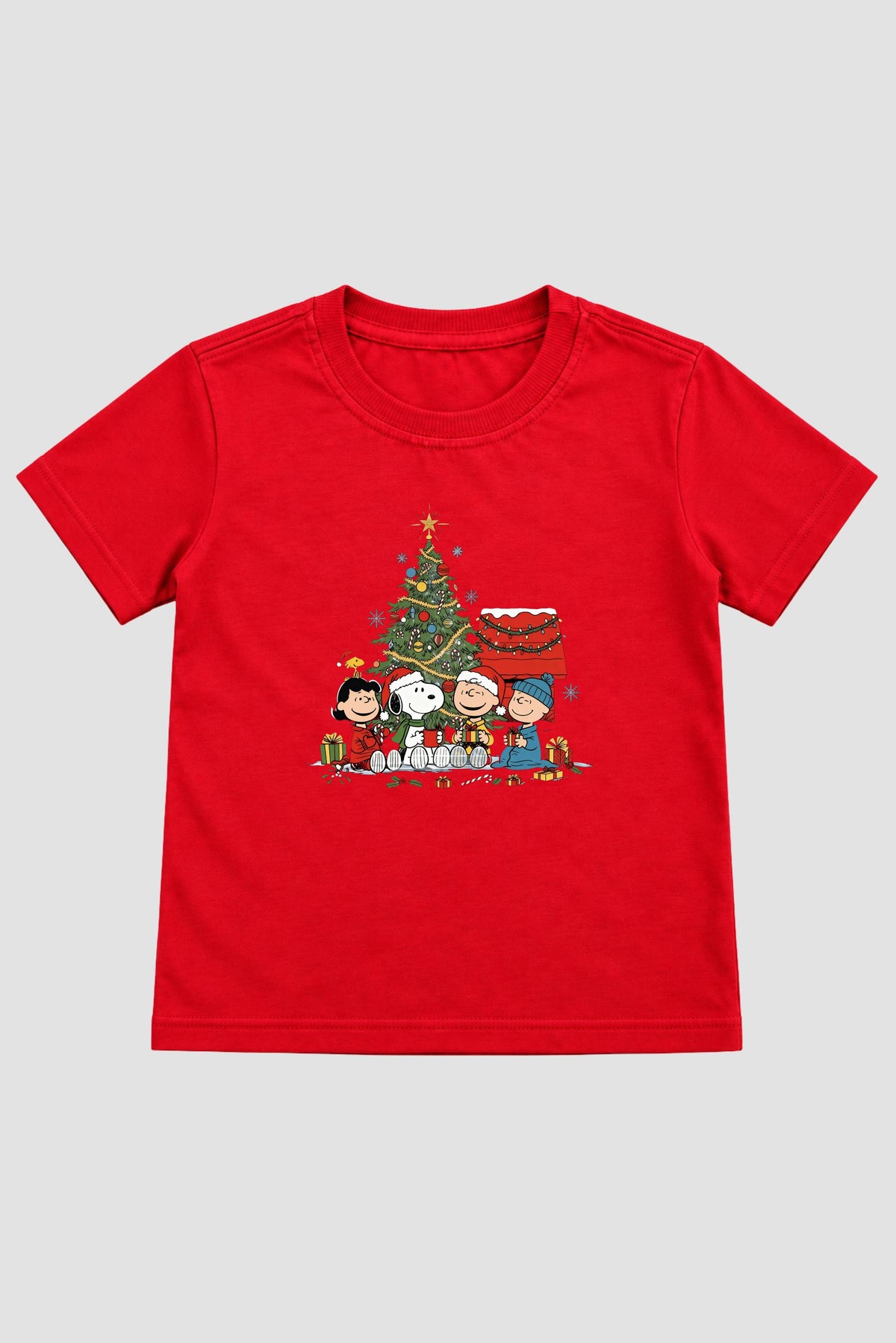 Camiseta Infantil Basica Natal Snoopy- DC-NOOP-0021