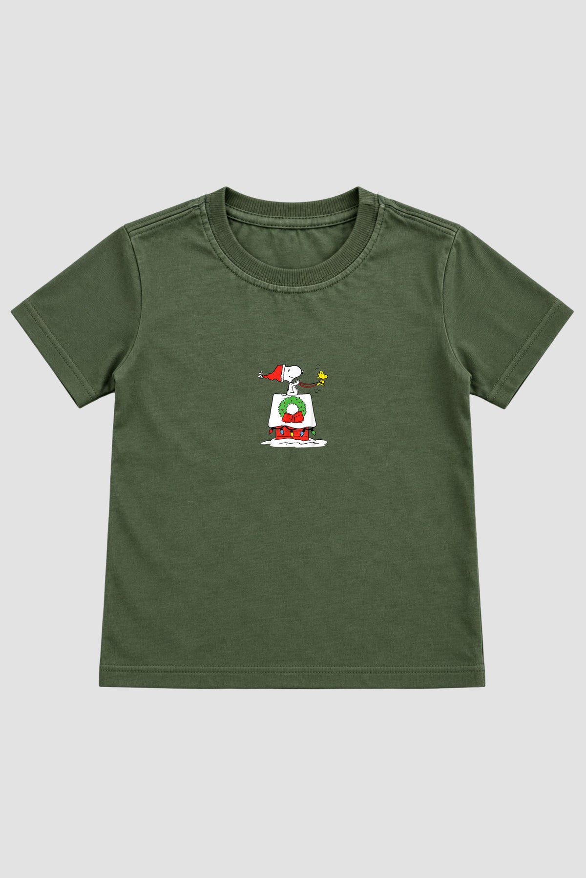 Camiseta Infantil Basica Natal Snoopy- DC-NOOP-0025