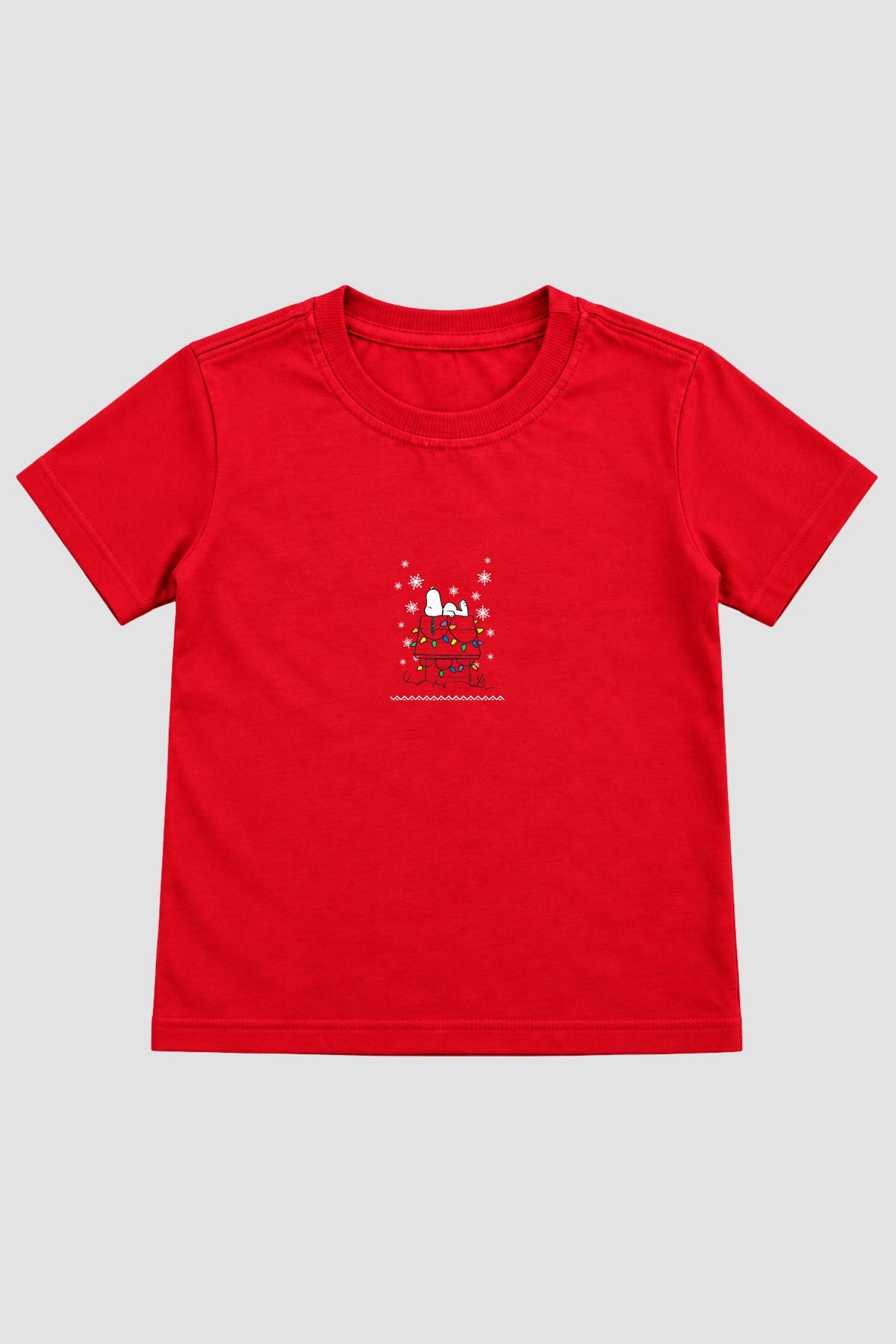 Camiseta Infantil Basica Natal Snoopy- DC-NOOP-0026