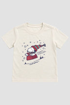 Camiseta Infantil Basica Natal Snoopy- DC-NOOP-0027