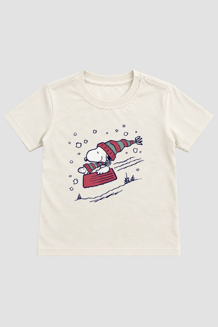 Camiseta Infantil Basica Natal Snoopy- DC-NOOP-0027