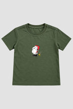 Camiseta Infantil Basica Natal Snoopy- DC-NOOP-0029