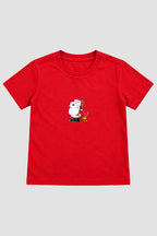 Camiseta Infantil Basica Natal Snoopy- DC-NOOP-0029