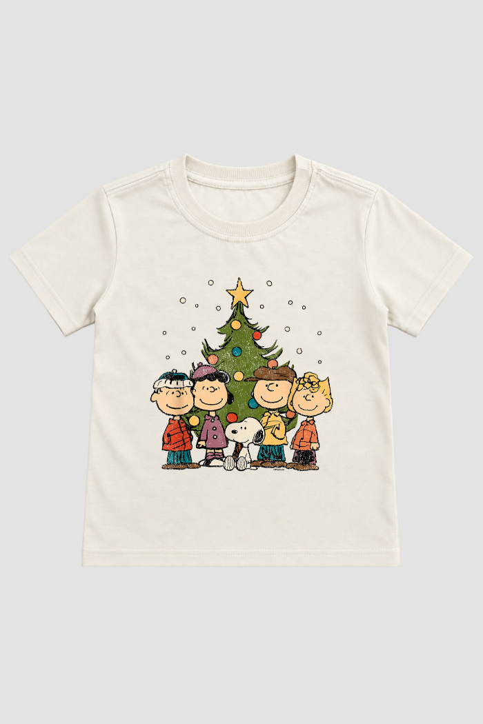 Camiseta Infantil Basica Natal Snoopy- DC-NOOP-0032