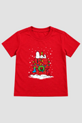 Camiseta Infantil Basica Natal Snoopy- DC-NOOP-0033