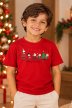 Camiseta Infantil Basica Natal Snoopy- DC-NOOP-0035