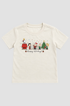 Camiseta Infantil Basica Natal Snoopy- DC-NOOP-0035