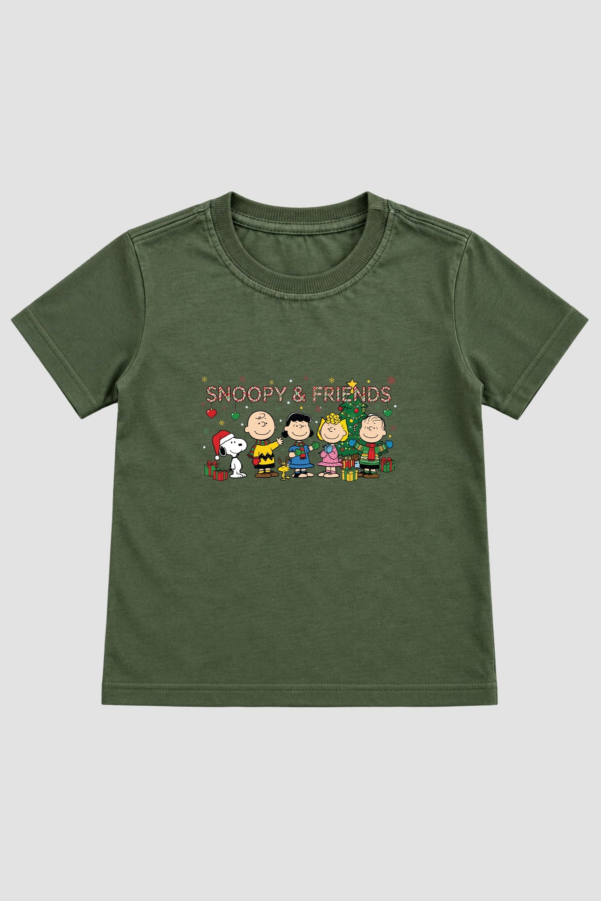 Camiseta Infantil Basica Natal Snoopy- DC-NOOP-0034