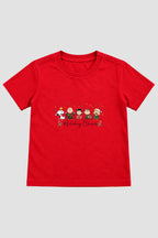 Camiseta Infantil Basica Natal Snoopy- DC-NOOP-0036