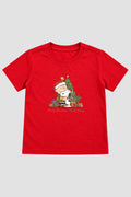 Camiseta Infantil Basica Natal Snoopy- DC-NOOP-0041