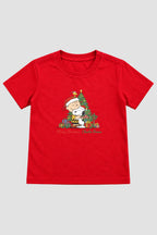Camiseta Infantil Basica Natal Snoopy- DC-NOOP-0041