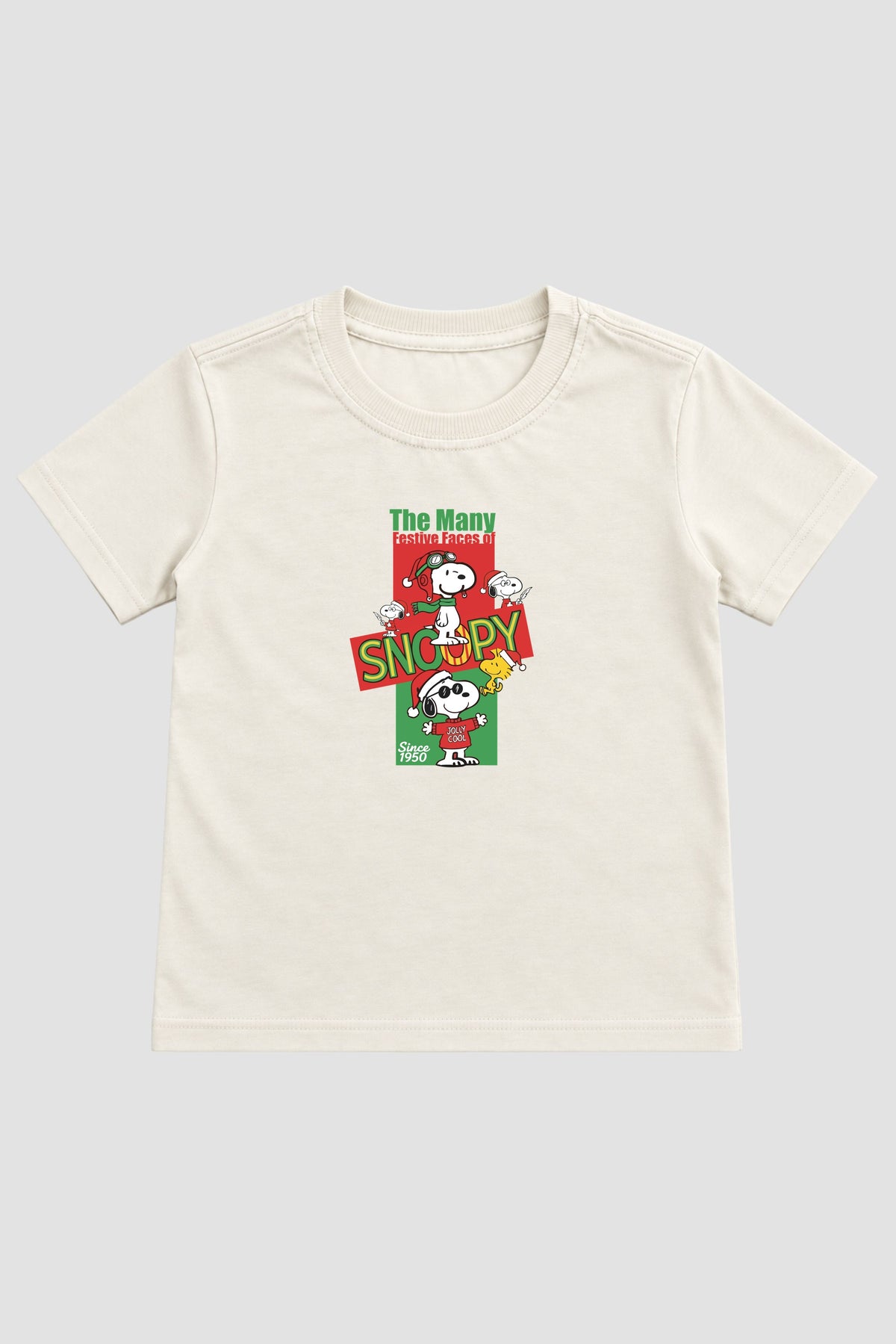 Camiseta Infantil Basica Natal Snoopy- DC-NOOP-0042