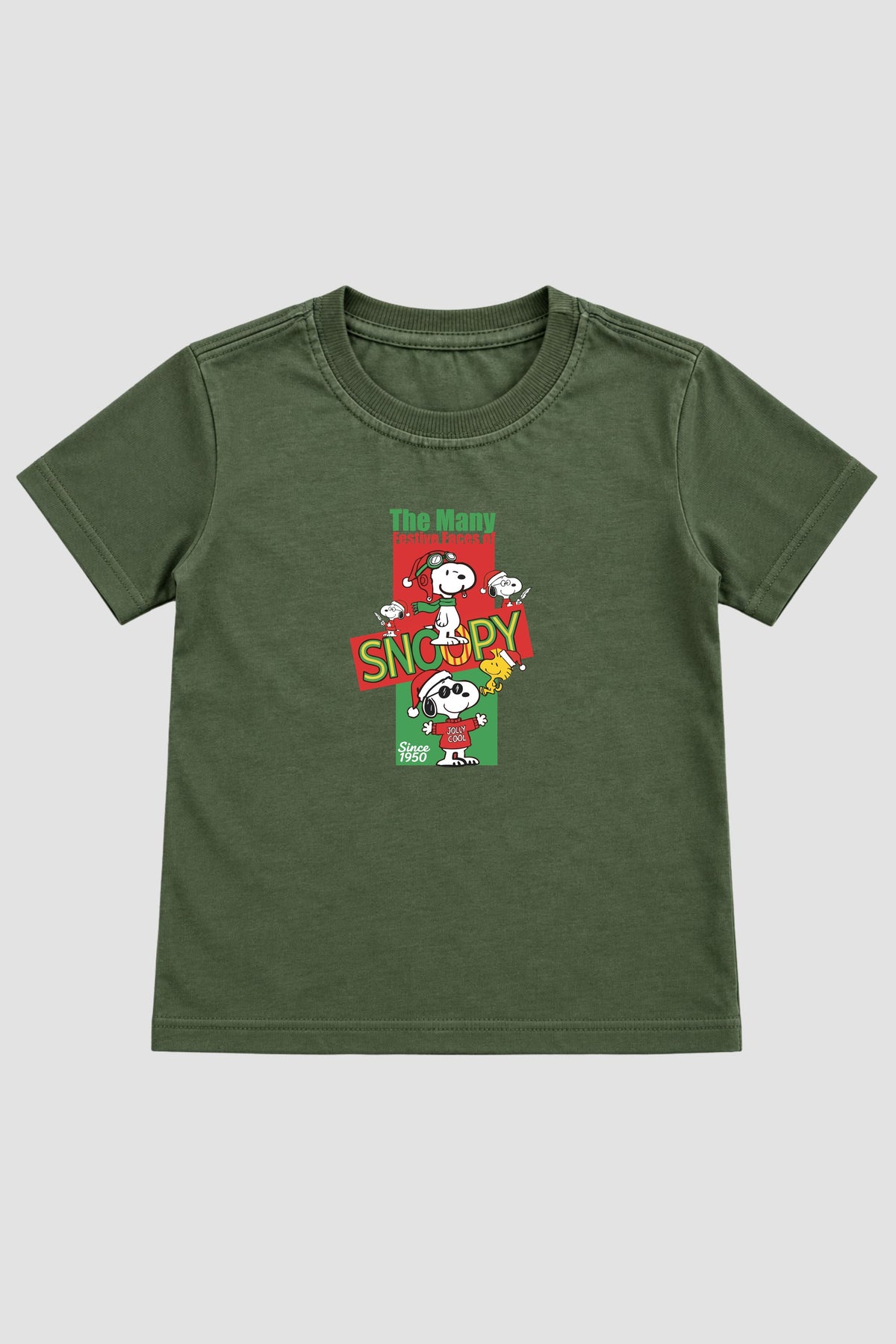 Camiseta Infantil Basica Natal Snoopy- DC-NOOP-0042