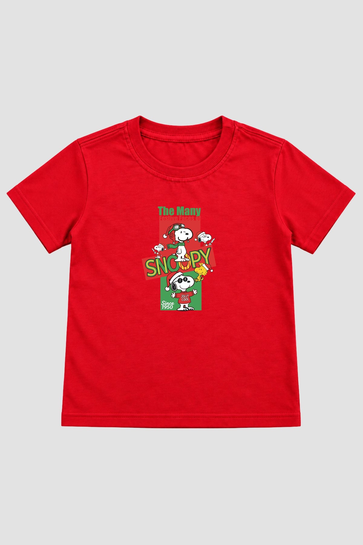 Camiseta Infantil Basica Natal Snoopy- DC-NOOP-0042