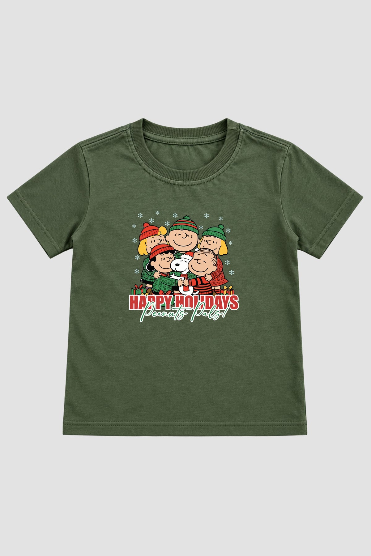 Camiseta Infantil Basica Natal Snoopy- DC-NOOP-0043