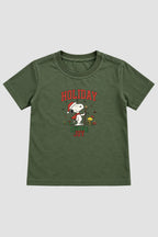 Camiseta Infantil Basica Natal Snoopy- DC-NOOP-0044