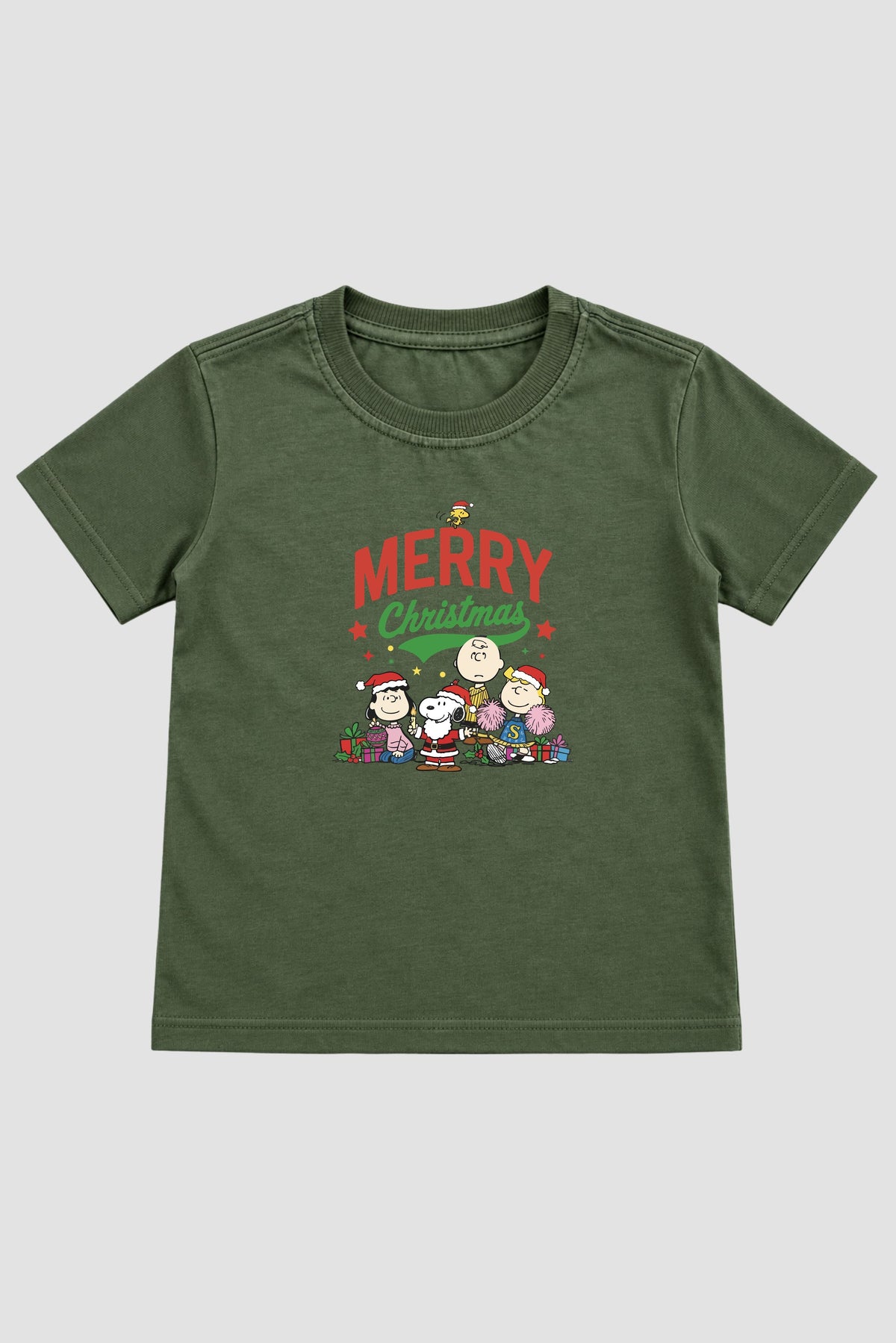 Camiseta Infantil Basica Natal Snoopy- DC-NOOP-0045
