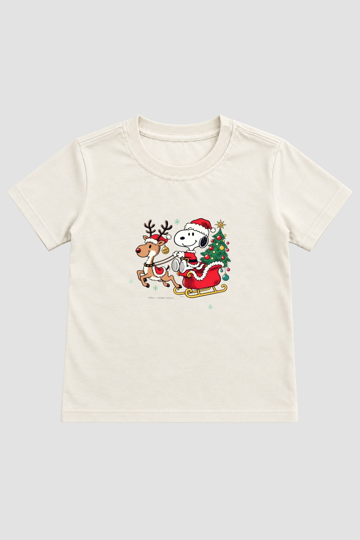 Camiseta Infantil Basica Natal Snoopy- DC-NOOP-0046