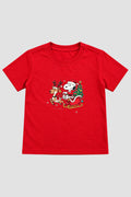Camiseta Infantil Basica Natal Snoopy- DC-NOOP-0046